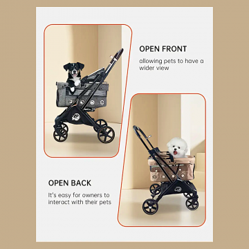 Rubeku Pet Stroller (C01-G) Grey